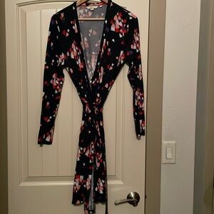 Boden wrap dress - tulip print, size 8p
